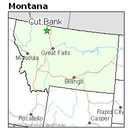 Cut Bank Montana Map - Dolley Hollyanne