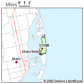 Weather in Miami Beach (zip 33140), Florida